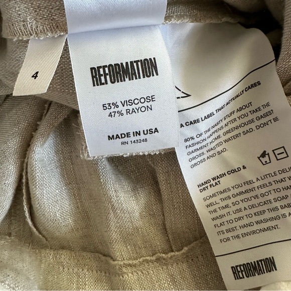 Reformation Fulton Linen Jumpsuit - Picture 13 of 14